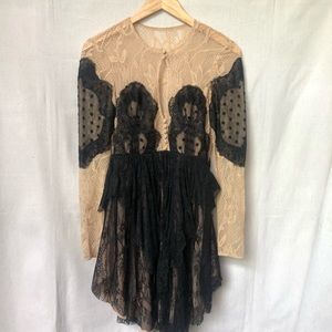 NWOT Free People Special Edition Mixed Lace Dress